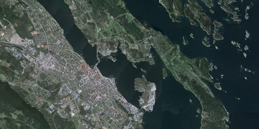 satellitvy Västervik
